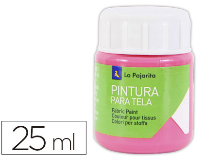 Pintura para tela La Pajarita magenta 25ml.